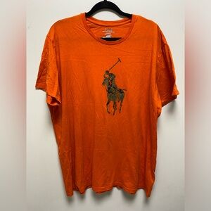 Polo Ralph Lauren Men’s orange Camo Pony Player Graphic…